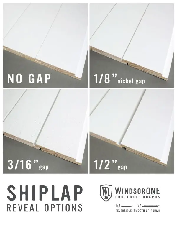 Shiplap Boards, Protected with a 30-Year Warranty | WindsorONE